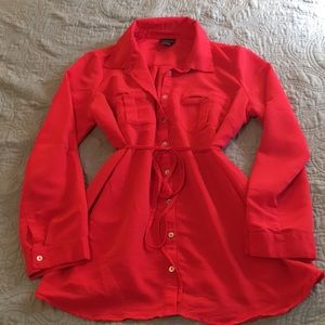 Motherhood maternity button up